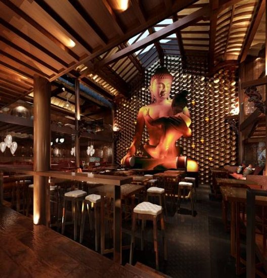 佛像“助陣”酒吧，爭議炸開鍋