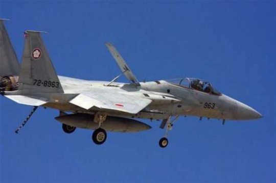 資料圖：日本自衛(wèi)隊(duì)F-15戰(zhàn)斗機(jī)。