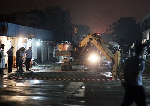 　圖為事故現(xiàn)場。