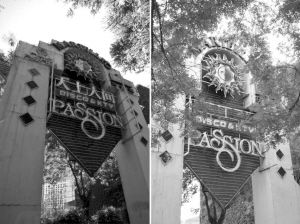 臺(tái)州溫嶺版“天上人間”（左）和北京版“天上人間”（右）相比，連店標(biāo)都一模一樣