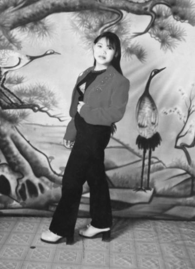 　錢家保存的錢仁鳳年輕時(shí)的照片。