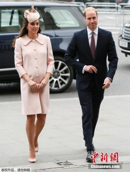 當(dāng)?shù)貢r(shí)間2015年3月9日，英國倫敦，威斯敏斯特大教堂，英國皇室參加英聯(lián)邦紀(jì)念儀式。