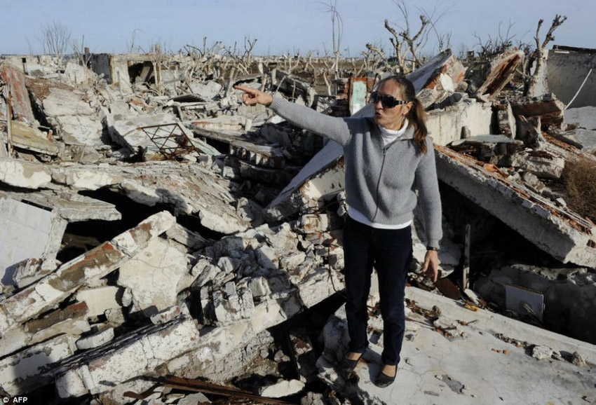 阿根廷一城市被淹25年后重見天日 阿根廷一城市被淹25年后重見天日