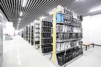 云頂大酒店內(nèi)的雪具大廳。