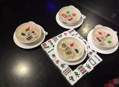 來碗清一色！火鍋店推出創(chuàng)意麻將湯圓