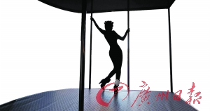 淋病是人類特有的疾病之一，性接觸是主要傳染形式。圖為美國一名性工作者在跳鋼管舞。