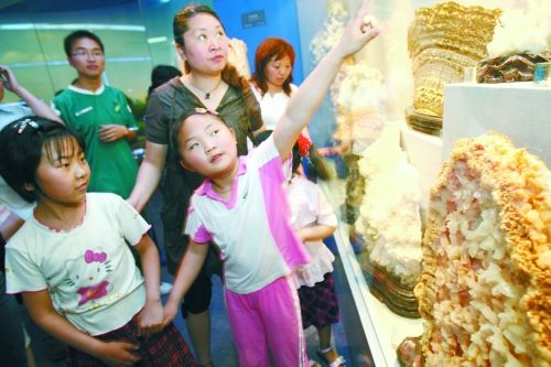 哇，地質(zhì)博物館里好多沒見過的??！