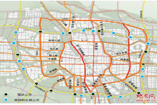 兩環(huán)十七放射景觀廊道建設(shè)。