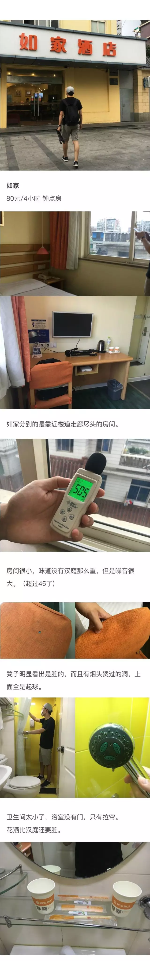 快捷酒店究竟有多臟？網(wǎng)友在7家酒店開房實(shí)測