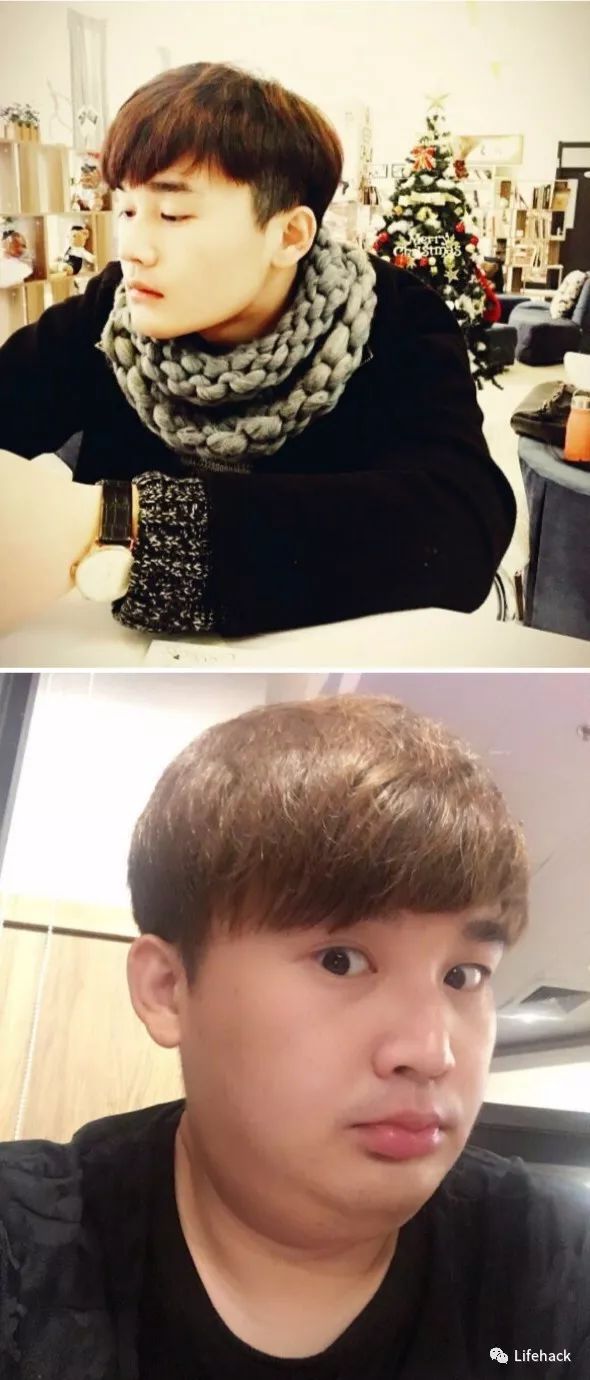 長(zhǎng)胖20斤，臉型怎么變？這些例子看完扎心了！