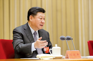 2017年12月28日至29日，中央農(nóng)村工作會(huì)議在北京舉行。習(xí)近平在會(huì)上發(fā)表重要講話。新華社記者 丁林 攝