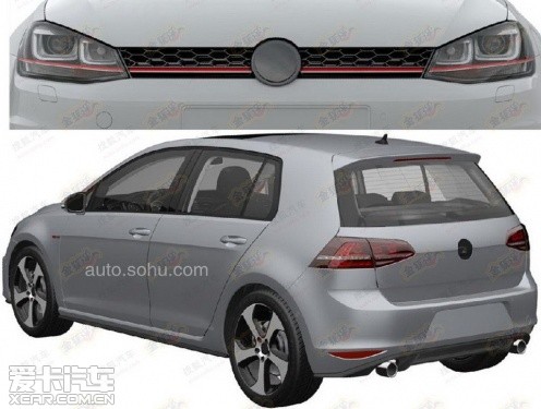 第7代高爾夫GTI申報(bào)圖曝光 第7代高爾夫GTI申報(bào)圖曝光