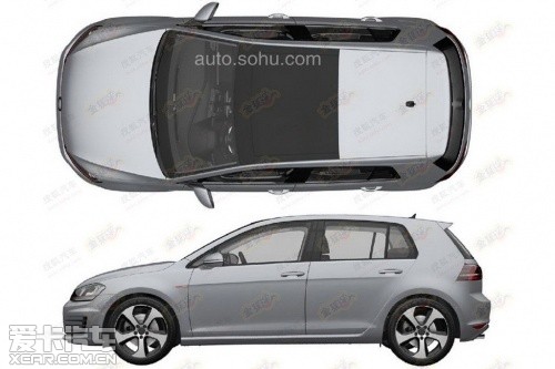 第7代高爾夫GTI申報(bào)圖曝光 第7代高爾夫GTI申報(bào)圖曝光