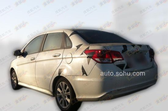 北汽E系列三廂諜照 北汽E系列三廂諜照