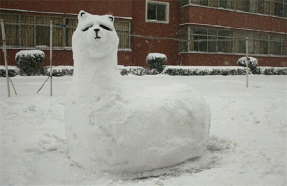 創(chuàng)意十足！日系列卡通雪人走紅