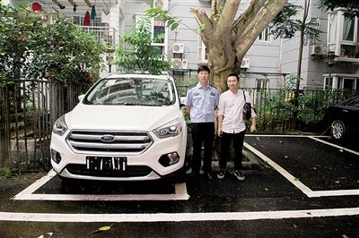 渝北警方送還追回的翼虎SUV。 渝北警方供圖