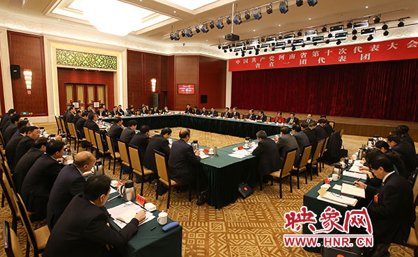 陳潤兒參加省第十次黨代會省直一團代表團審議