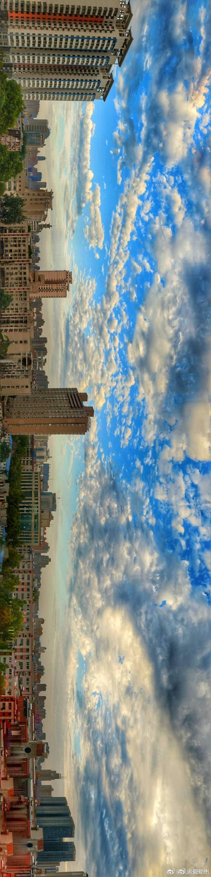 又被鄭州的藍(lán)天刷屏！隨便一拍就是手機(jī)壁紙