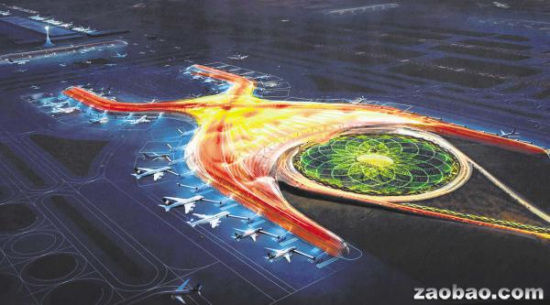墨西哥將斥巨資建新機(jī)場(chǎng)形似蜘蛛設(shè)計(jì)超前(圖)