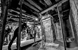 埃及首次向公眾開放的古埃及法老圖坦卡蒙乳母之墓內(nèi)景。