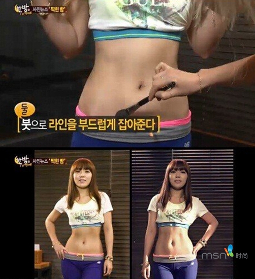 蔡依林 你的馬甲線“脫妝”了！