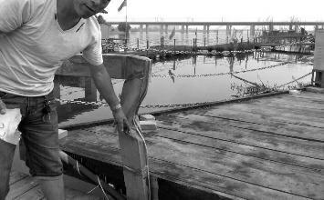 鼻孔里凝著血痂、全身多處擦傷的周先生仍有些驚魂未定。