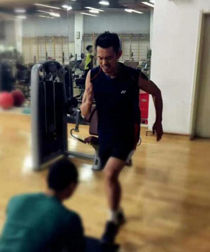 林丹現(xiàn)身訓練 林丹現(xiàn)身訓練