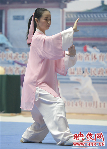 太極拳發(fā)源地齊聚英豪 全國公開賽上各展風流