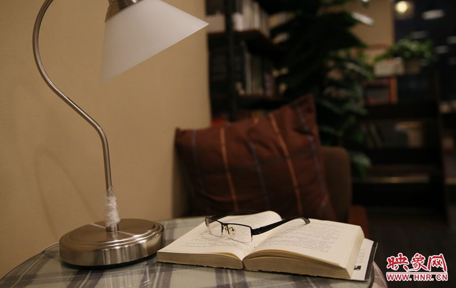 書店內(nèi)的裝飾。