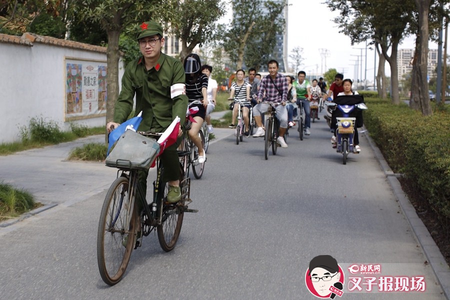 無車日復古慢騎行！懷舊style萌萌噠